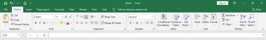 Excel all tabs
