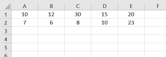 Data insert in Excel worksheet