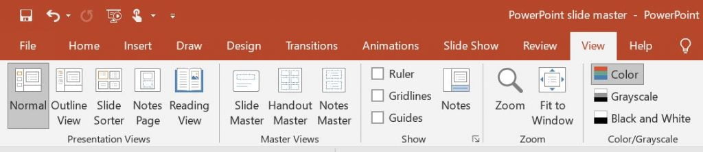 PowerPoint Normal View go to normal view in powerpoint