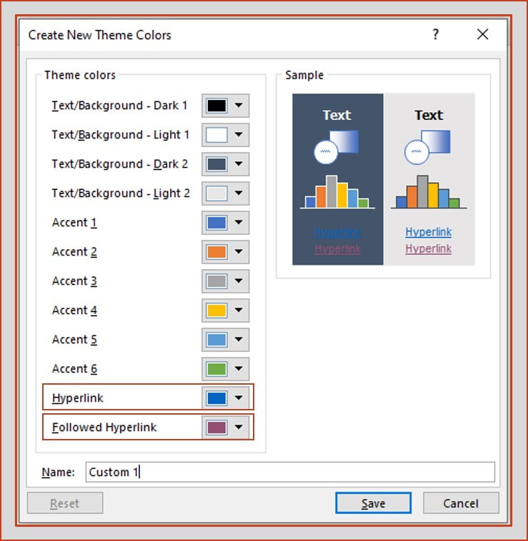 customize theme colors in powerpoint