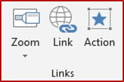 powerpoint links options