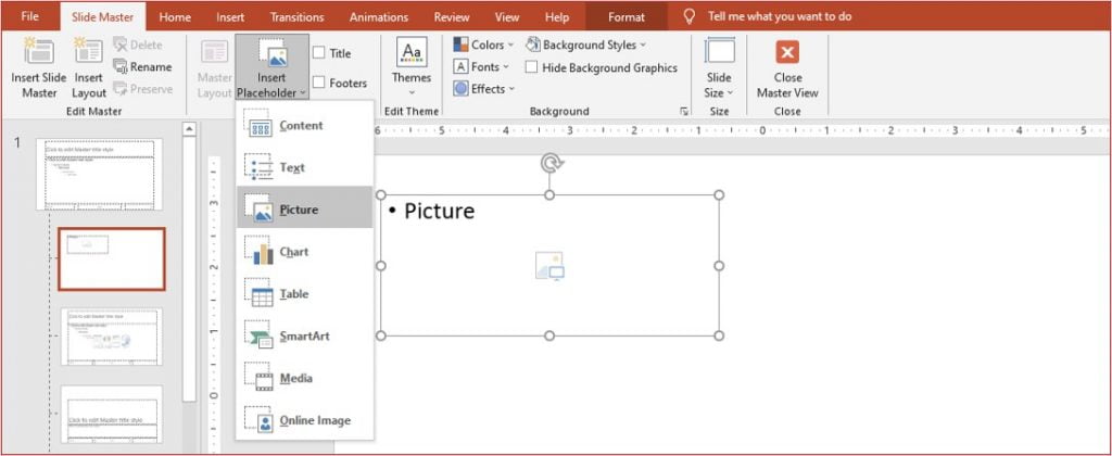 picture insert placeholder