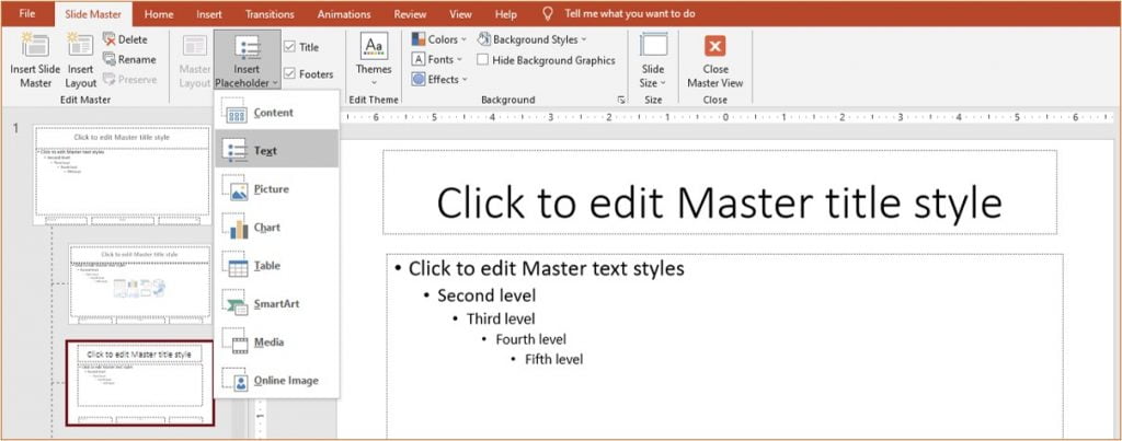 text blog placeholder