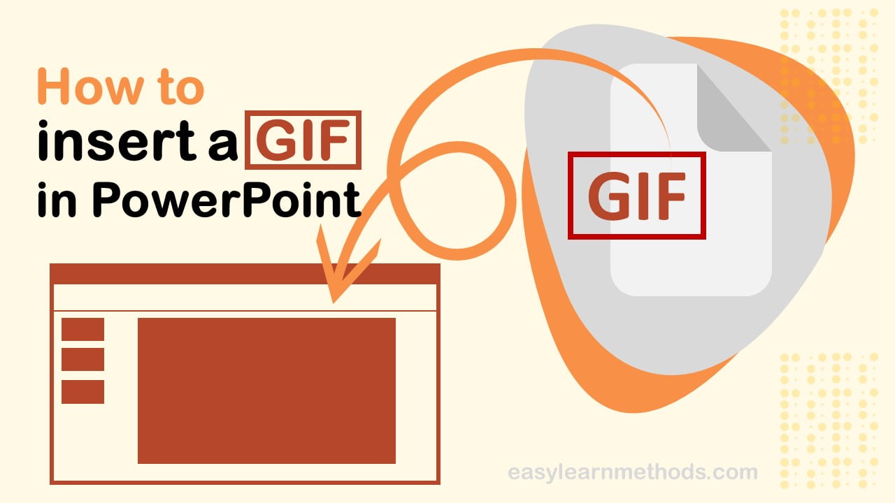 How to insert a GIF in PowerPoint slide -it's not hard