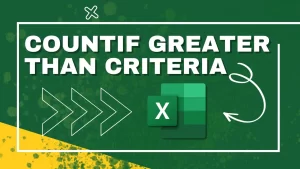 excel countif greater than
